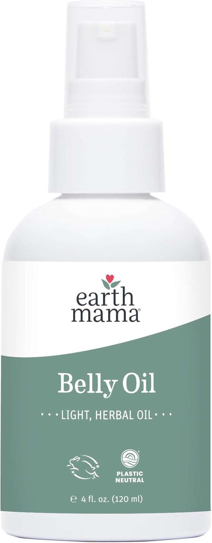Earth Mama Earth Mama Belly Oil for Dry Skin | Calendula Skin Care Moisturizer Oil to Encourage Natural Elasticity and Help Prevent Stretch Marks During Pregnancy and Postpartum, 4-Fluid Ounce Moisturiser