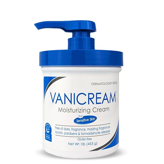 Vanicream Vanicream Moisturizing Skin Cream with Pump Dispenser - 16 fl oz (1 lb) - Moisturizer Formulated Without Common Irritants for Those with Sensitive Skin Moisturiser