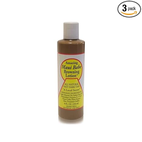 Maui Babe Maui Babe - Browning Lotion - 8oz, 3 pack Moisturiser