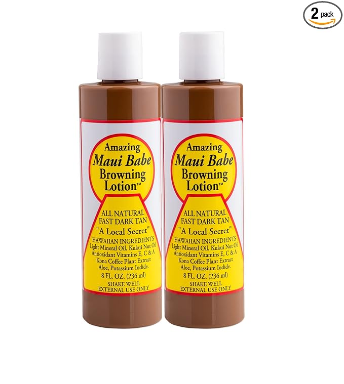 Maui Babe Maui Babe Tanning and Browning Lotion 8 Ounces (Pack of 2) Moisturiser