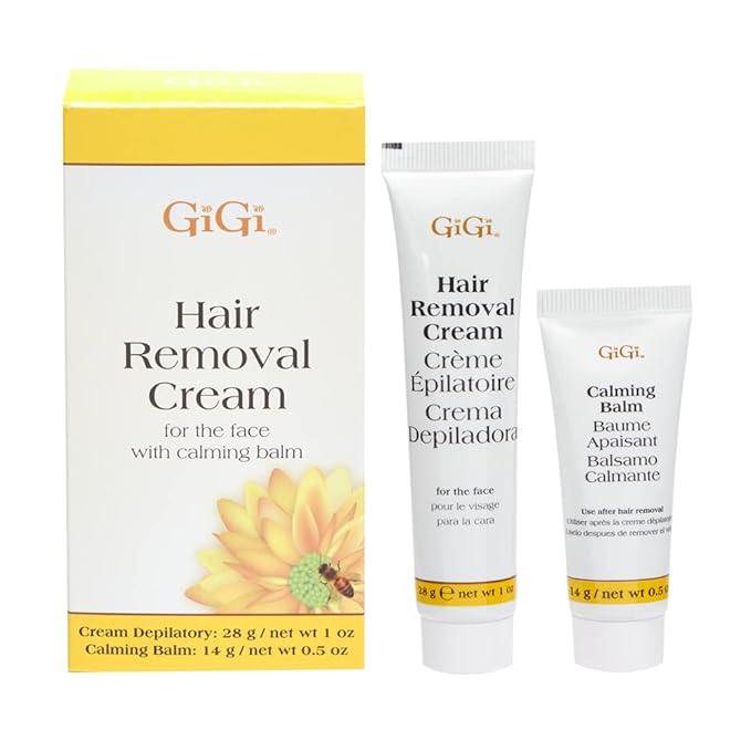 GIGI Gigi Hair Removal Cream, for the Face, and Calming Balm Set Moisturiser