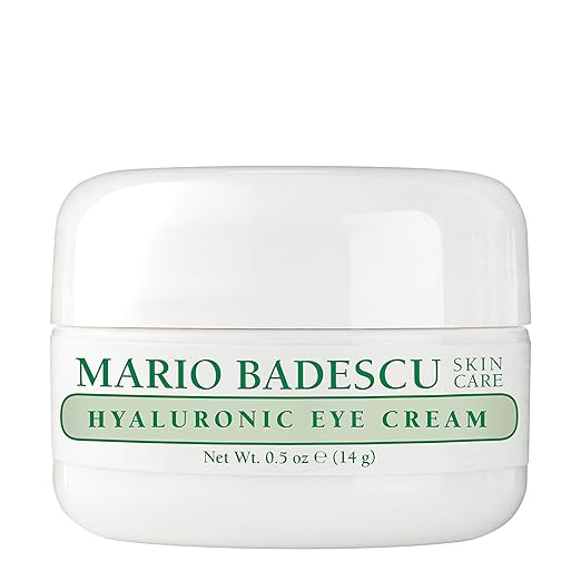 Mario Badescu Eye Cream for Dark Circles and Puffiness – Hyaluronic, Caffeine or Glycolic – Hydrating, Firming and Anti Aging Overnight Under Eye Care Treatment for Fine Lines and Wrinkles Eye Cream