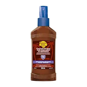 Banana Boat Banana Boat Protective Tanning Oil Pump Spray Sunscreen SPF 15, 8oz | SPF Tanning Oil, Outdoor Tanning Oil SPF 15, Oxybenzone Free Sunscreen, Banana Boat Spray Oil SPF 15, 8oz (Pack of 3) Sunscreen