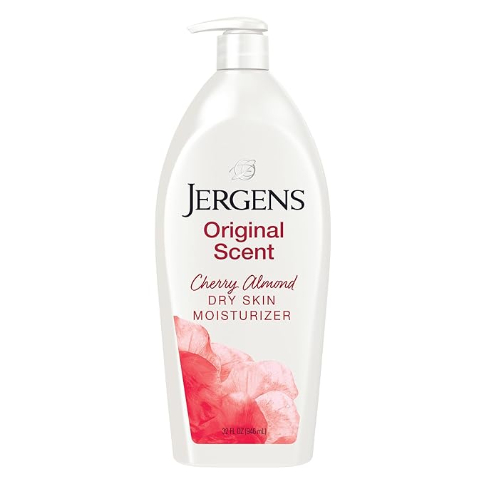 Jergens Jergens Original Scent Dry Skin Body Lotion, Hand and Body Moisturizer, Cherry Almond Essence, Dermatologist Tested, 32 Oz Essence
