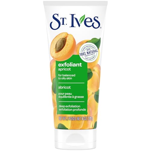 St. Ives St. Ives Apricot Facial Scrub, Fresh Skin – Face Exfoliant for Balanced to Oily Skin, 6 Oz Ea Exfoliator