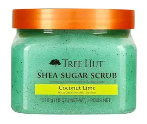 Tree Hut Tree Hut Shea Sugar Body Scrub Coconut Lime 18 oz Korean face wash