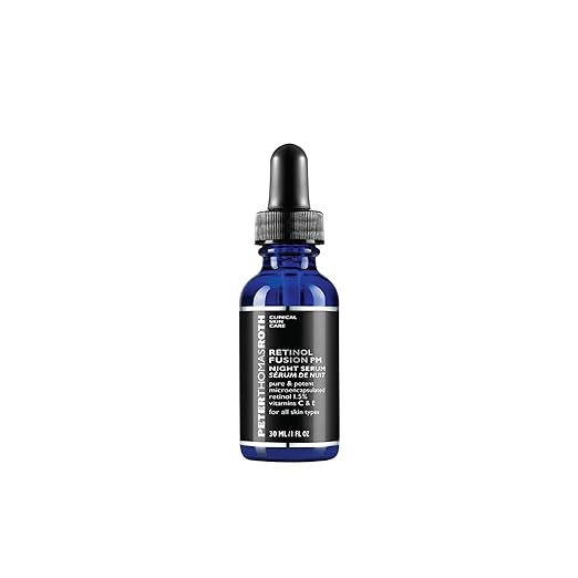 Peter Thomas Roth | Retinol Fusion PM Night Serum | Hydrating Retinol Facial Serum, 1.5% Microencapsulated Retinol for Fine Lines, Wrinkles, Uneven Skin Tone, Texture and Radiance Serum