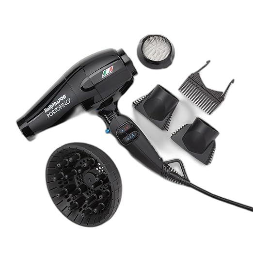 BaBylissPRO Nano Titanium Italian Portofino Hair Dryer - Professional 2000 Watt Blow Dryer skincare