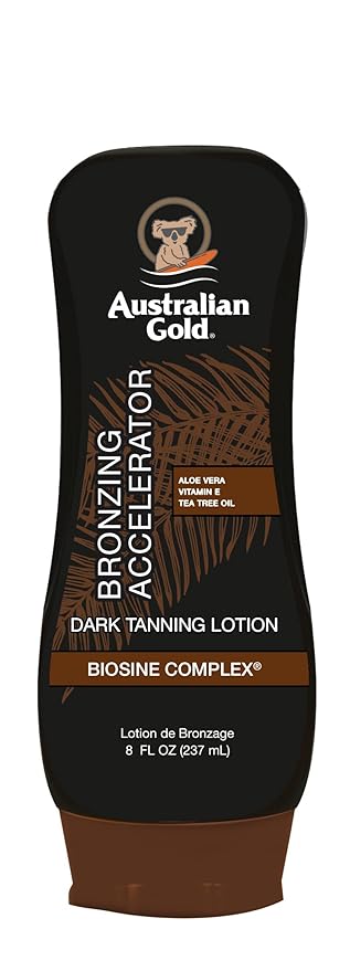 Australian Gold Australian Gold Dark Tanning Accelerator Lotion With Bronzer, 8 Ounce, New Package Same Formula, B003GX5SSC Korean face wash