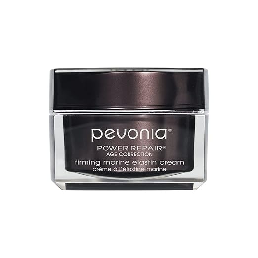 Pevonia Power Repair Age Correction Firming Marine Elastin Cream - Anti Aging Face Cream Skin Serum - Wrinkle Cream for Face - Deep Micro Pores Refine Facial Cream - 1.7 Oz Container Serum