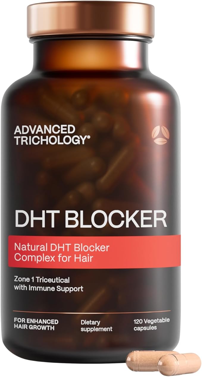 Advanced Trichology DHT Blocker - Hair Growth Supplement for Genetic Thinning for Men and Women | Approved* by American Hair Loss Association | Guaranteed, Backed by 20 Years of Experience in Hair Loss Treatment Clinics Korean face wash