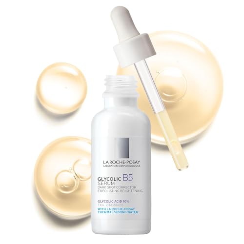 La Roche-Posay La Roche-Posay Glycolic Acid Serum with Tranexamic Acid, Kojic Acid and Vitamin B5, Reduces Dark Spots and Discoloration, Skin Tone Corrector to Brighten and Even Skin Tone Exfoliator