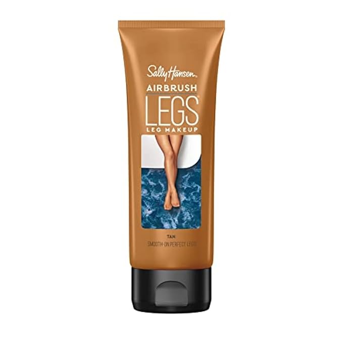 Sally Hansen Sally Hansen Airbrush Legs Leg Makeup Lotion | Easy Application, Flawless-Looking Legs, Water-Resistant, Transfer-Proof | Tan | Natural Tan Finish Moisturiser