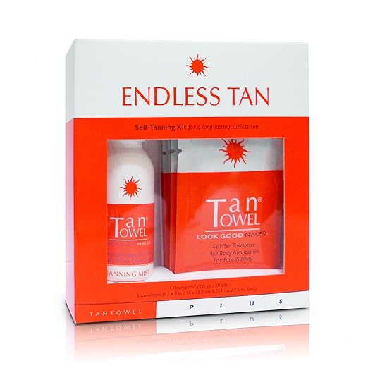 Tan Towel Endless Tan Self-Tanning Kit - 6 Piece Set skincare