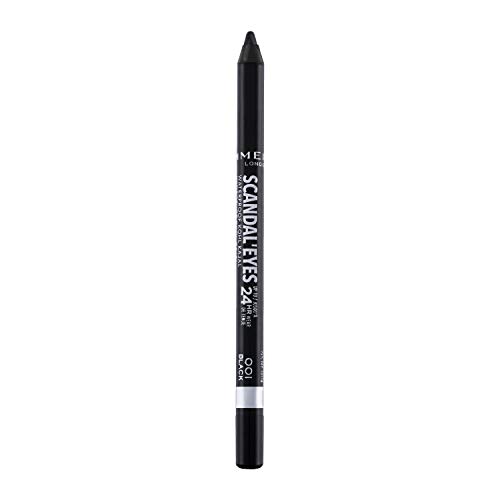 Rimmel Rimmel London Scandaleyes Waterproof Gel Pencil Eyeliner, Long-Wearing, Ultra-Smooth, Smudge-Proof, 001, Black, 0.04oz skincare