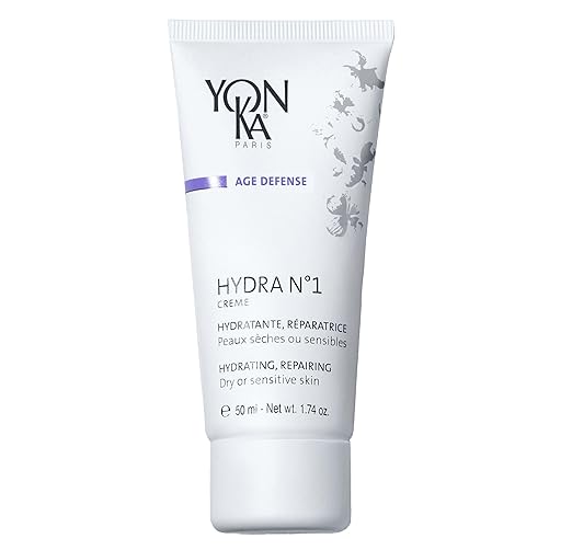 Yonka Daily Reparative Moisturizer, Hydra No. 1 Creme - Rich Anti-Aging Skincare with Hyaluronic Acid, Vitamins A, C & E for Dry Skin, Paraben-Free Moisturiser