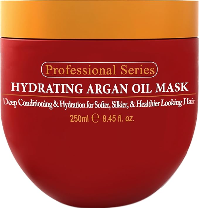 Arvazallia Arvazallia Hydrating Argan Oil Hair Mask and Deep Conditioner for Dry or Damaged Hair (8.45 oz Jar) skincare