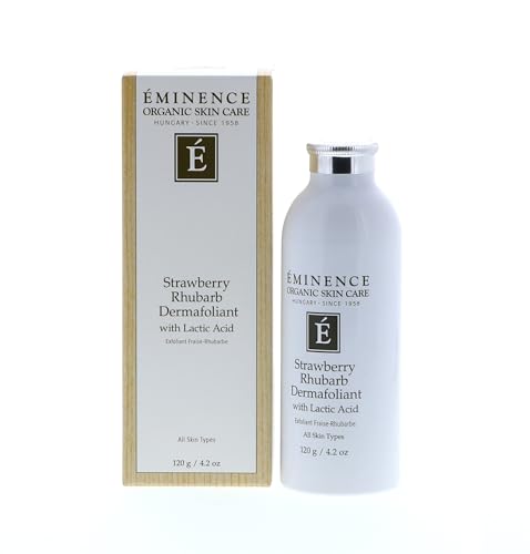 Eminence Strawberry Rhubarb Dermafoliant With Lactic Acid by Eminence for Unisex - 4.2 oz Exfoliator Exfoliator