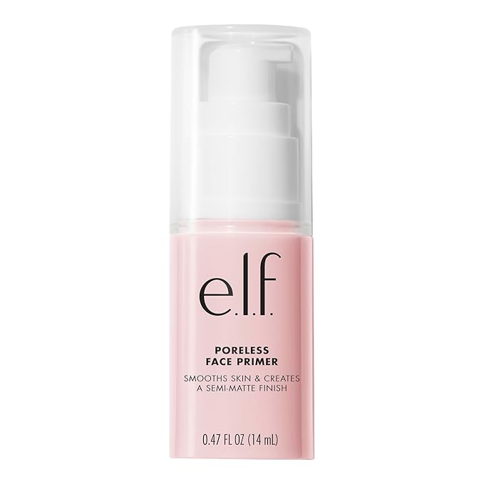 e.l.f. e.l.f. Poreless Face Primer, Skin-Smoothing Matte Makeup Base, Minimizes Pores & Fine Lines, Long-Lasting Foundation Primer with Tea Tree & Vitamins A & E, Vegan & Cruelty-Free Korean face wash