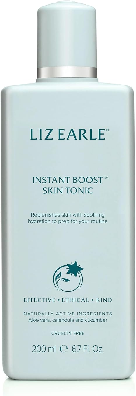 Liz Earle Liz Earle Instant Boost Skin Tonic Face Toner - Hydrating Facial Toner for Dry Skin Enriched with Aloe Vera, Soothing Calendula & Vitamin E to Refresh and Revitalize Complexion (200 ml) Toner