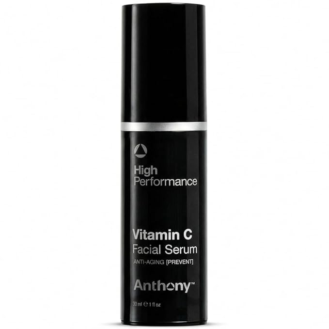 Anthony Anthony High Performance Vitamin C Cream Treatment, Advanced Anti-Aging Face Serum with Polypeptides and Salicylic Acid, Dark Spot Corrector Brightening Moisturizer, Hydrates Evens Skin Tone, 1 Fl Oz Serum