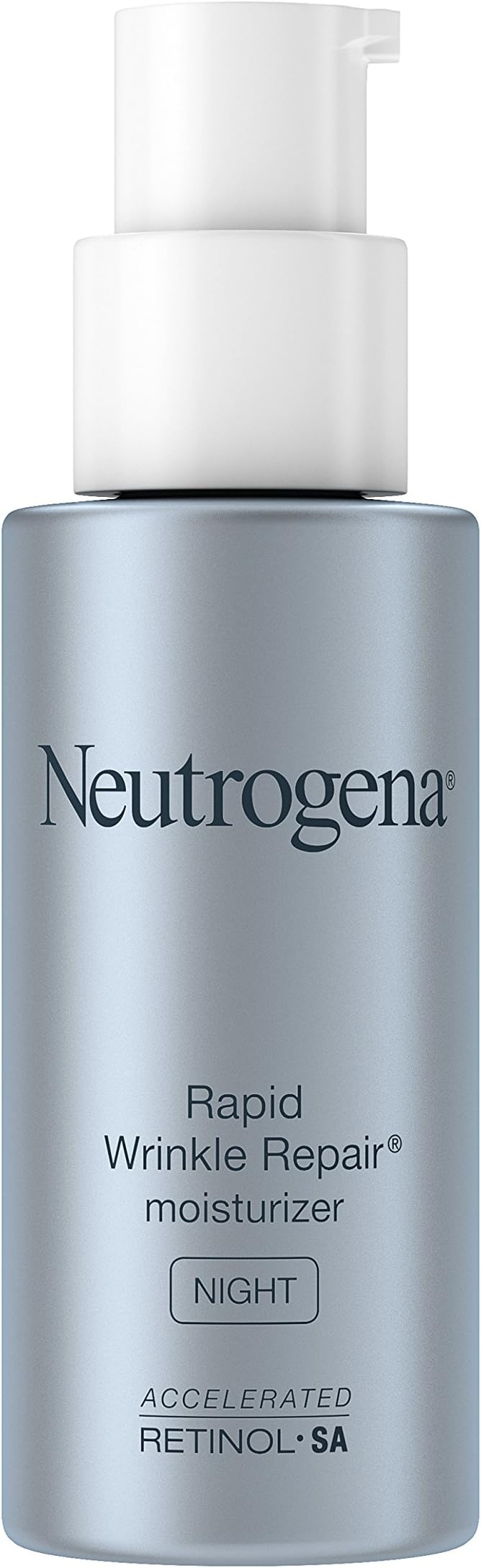 Neutrogena Neutrogena Rapid Wrinkle Repair Retinol Anti-Wrinkle Night Moisturizer Cream, Anti-Wrinkle Face & Neck Cream Moisturizer with Hyaluronic Acid & Retinol, Paraben-Free, 1 fl. oz Moisturiser