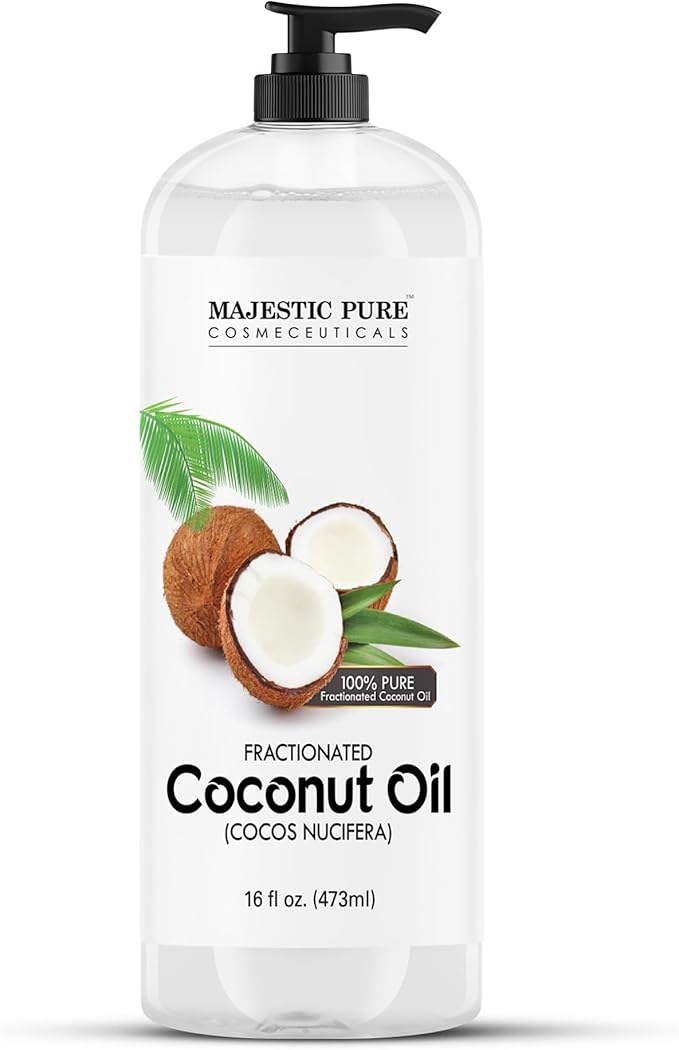 Majestic Pure Majestic Pure Fractionated Coconut Oil - Relaxing Massage Oil, Liquid Carrier Oil for Diluting Essential Oils - Skin, Lip, Body & Hair Oil Moisturizer & Softener - 16 fl oz Korean face wash