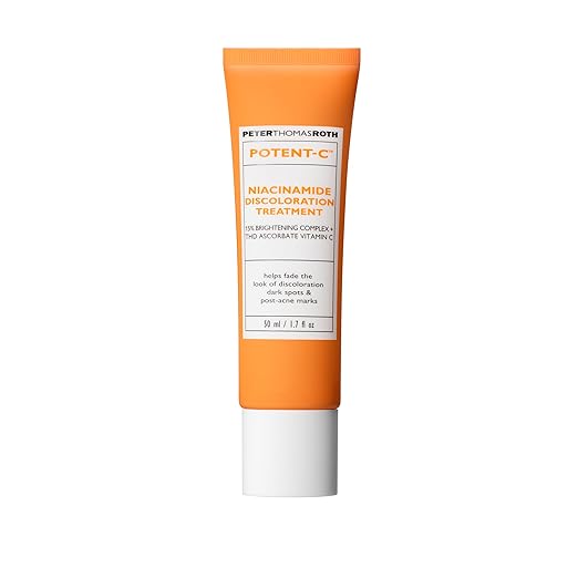 Peter Thomas Roth | Potent-C Niacinamide Discoloration Treatment for Discoloration, Dark Spots and Post-Acne Marks, Intensive Brightening Treatment with Vitamin C and Niacinamide skincare