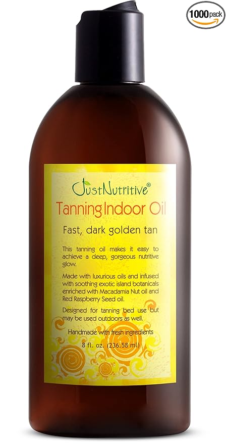 Just Nutritive Just Nutritive Indoor Tanning Oil with Vitamin E & Botanical Extracts Moisturiser