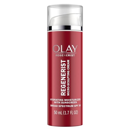 Olay Face Moisturizer by Olay Regenerist Micro-Sculpting Cream Face Moisturizer with SPF 30 Broad Spectrum 1.7 oz Sunscreen