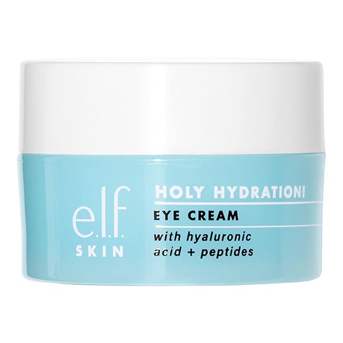 e.l.f. e.l.f. SKIN Holy Hydration! Eye Cream, Rich Hydrating Eye Cream For Minimizing Dark Circles, Infused With Hyaluronic Acid, Vegan & Cruelty-free Korean face wash