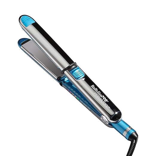 BaBylissPRO Nano Titanium Prima Ionic Hair Straightener – Professional Flat Iron & Curling Iron in One for Stylists, Pro Styling Hair Tool skincare