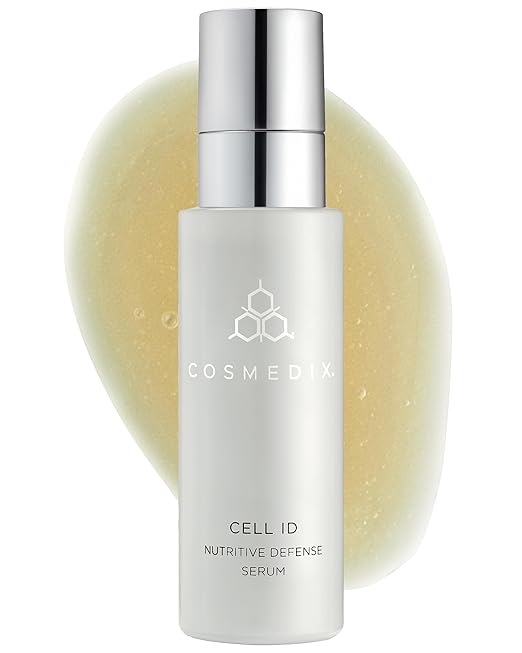COSMEDIX Cell ID Nutritive Defense Face Serum - Moisturizing Facial Skin Care Products for Fine Lines, Wrinkles & Uneven Skin Tone - Brightening Serum Skincare for Firmer & Fresh-Looking Skin Serum