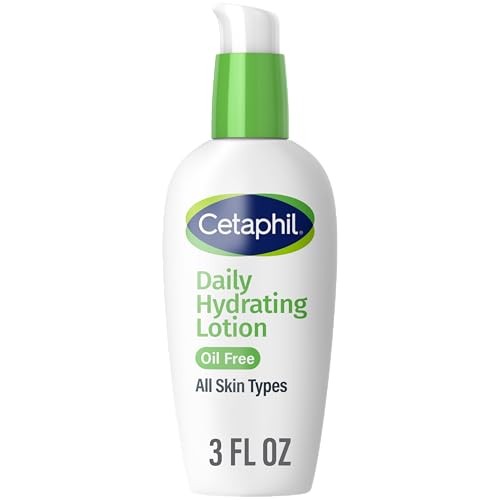 Cetaphil Cetaphil Daily Hydrating Lotion for Face, With Hyaluronic Acid, 3 fl oz, Lasting 24 Hour Hydration, for Combination Skin, No Added Fragrance, Non-Comedogenic Moisturiser