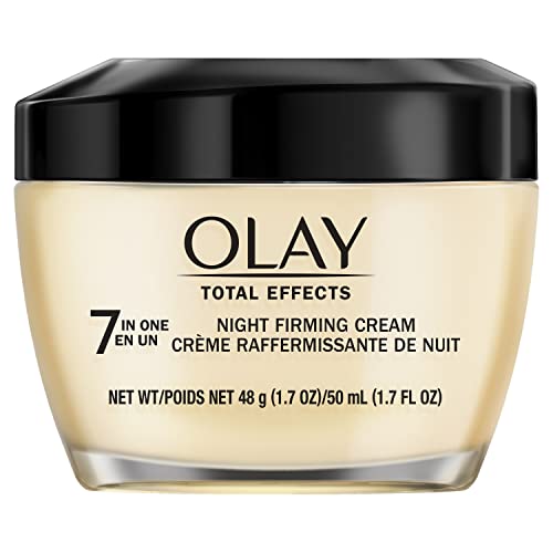 Olay Olay Total Effects Anti-Aging Night Firming Cream & Face Moisturizer with Vitamin C & E, 1.7 Fluid Ounce Moisturiser