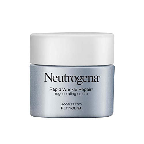 Neutrogena Neutrogena Rapid Wrinkle Repair Retinol Regenerating Anti-Aging Face Cream & Hyaluronic Acid; Anti-Wrinkle Retinol Moisturizer & Neck Cream, with Hyaluronic Acid & Retinol, 1.7 oz Moisturiser
