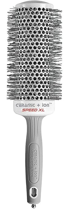 Olivia Garden Ceramic + Ion Speed XL - Extra-Long Round Thermal Hair Brush - Not Electrical - Professional Blowout Brush for Normal to Thick Hair skincare