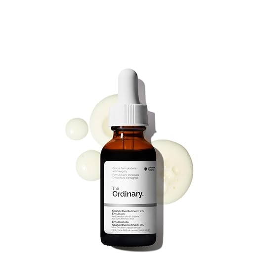 The Ordinary Granactive Retinoid 2% Emulsion, Advanced Retinoid Alternative for Anti-Aging and Skin Texture Improvement, 1 Fl Oz Moisturiser