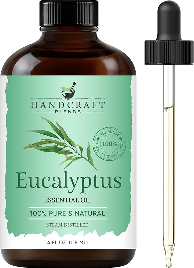 Handcraft Blends Handcraft Blends Eucalyptus Essential Oil – Huge 4 Fl Oz – 100% Pure and Natural – Premium Grade Essential Oil for Diffuser and Aromatherapy, Skin, Massage, Candle and Soap Making Fragrance Korean face wash