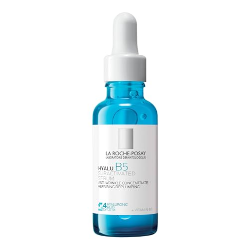 La Roche-Posay La Roche-Posay Hyalu B5 Suractivated Hyaluronic Acid Serum for Face, Vitamin B5 + Hyaluronic Acid + Glycerin, Hydrating Serum Visibly Plumps Skin, Sensitive Skin Safe, Anti Aging, Oil-Free Serum