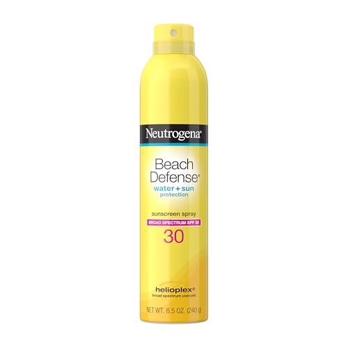 Neutrogena Neutrogena Beach Defense SPF 30 Sunscreen Spray, Broad Spectrum, Lightweight & Fast Absorbing, Oxybenzone & Octinoxate Free, Hawaii Act 104 Compliant Face & Body Sunscreen, 8.5 oz Sunscreen