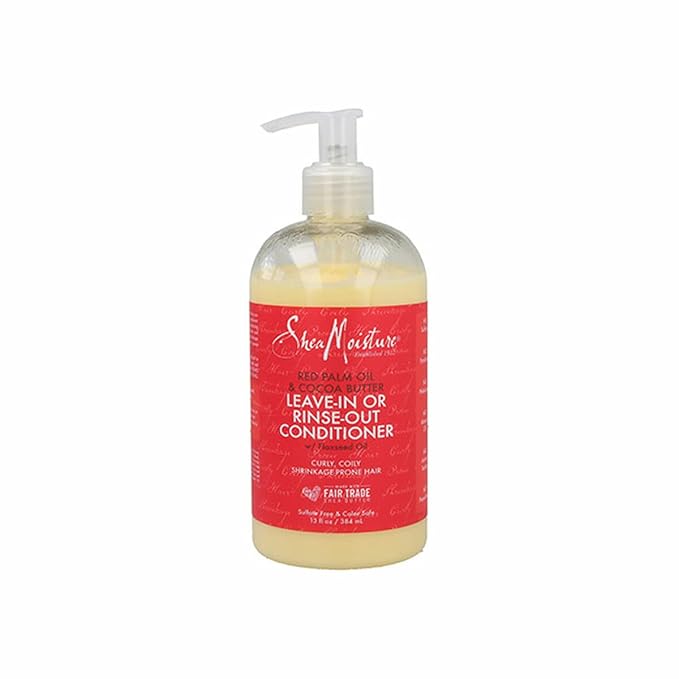 Shea Moisture Sheamoisture Conditioner for Curly Hair Red Palm Oil and Cocoa Butter with Flaxseed Oil 13 oz Moisturiser