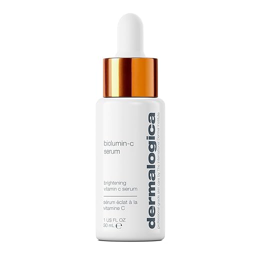Dermalogica Biolumin-C Serum, Vitamin C Dark Spot Serum for Face with Peptide and AHA - Exfoliates and Reduces Unbalanced Pigmentation for Brighter, Firmer Skin Exfoliator