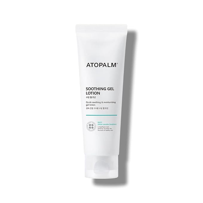 ATOPALM ATOPALM Soothing Gel Lotion 4 Fl Oz, Cooling and Calming Moisturizer for Sensitive, Eczema Prone, Heat Rash Skin, Redness Relief, Lightweight Mild Face and Body Lotion for Baby, Korean Skincare Moisturiser