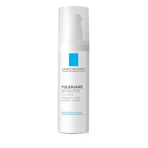 La Roche-Posay La Roche-Posay Toleriane Sensitive Fluide Protective Moisturizer, Lightweight Oil-Free Face Moisturizer, For Sensitive Skin Moisturiser