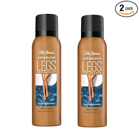 Sally Hansen Sally Hansen Airbrush Legs, Leg Spray-On Makeup, Medium Glow 4.4 Oz, Pack of 2 skincare