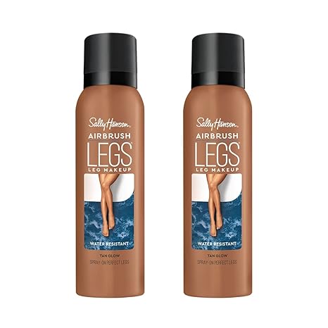 Sally Hansen Sally Hansen Airbrush Legs, Leg Spray-On Makeup, Tan Glow 4.4 Oz, Pack of 2 skincare