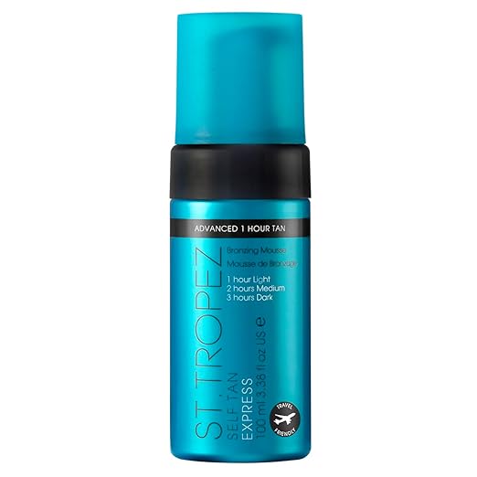 St.Tropez Self Tan Express Mousse, Fast Acting Fake Tan, Develops in 1-3 Hours, Streak-Free Finish, Vegan, Natural & Cruelty Free, 3.4 Fl Oz Korean face wash