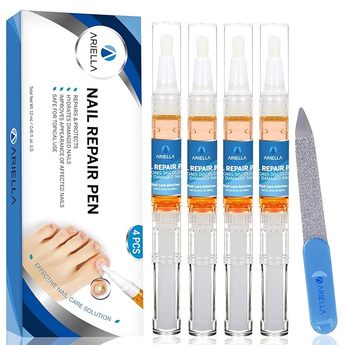 Ariella Toenail Fungus Treatment Extra Strength: Nail Fungus Treatment for Toenail - Fungal Nail Repair Pen 4 Packs skincare