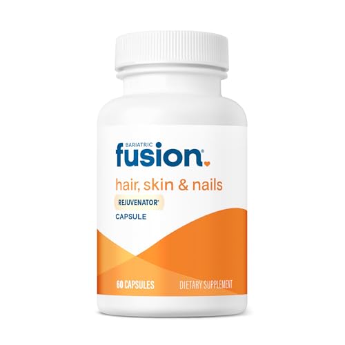 Bariatric Fusion Bariatric Fusion ONE Per Day Bariatric Hair Skin and Nails Vitamins REJUVENATOR for Women | Vegan Hair Growth Vitamins with Biotin, Vitamin B12, and B1 | Easy to Swallow | 60 Capsules skincare